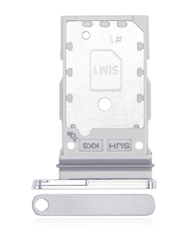 Carrellino doppia SIM per Samsung Galaxy S22 Ultra (Bianco)