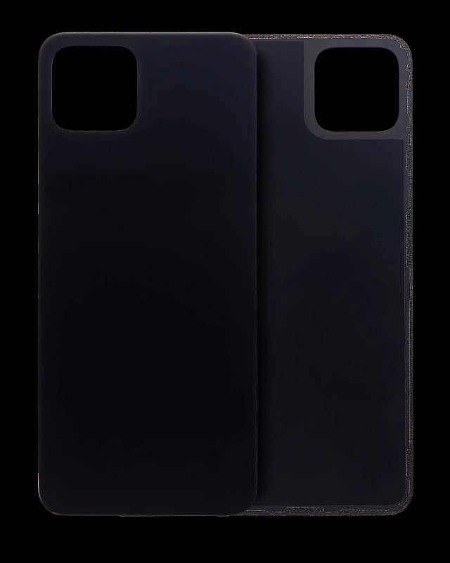 vetro cover posteriore per Google Pixel 4 (Just Nero)