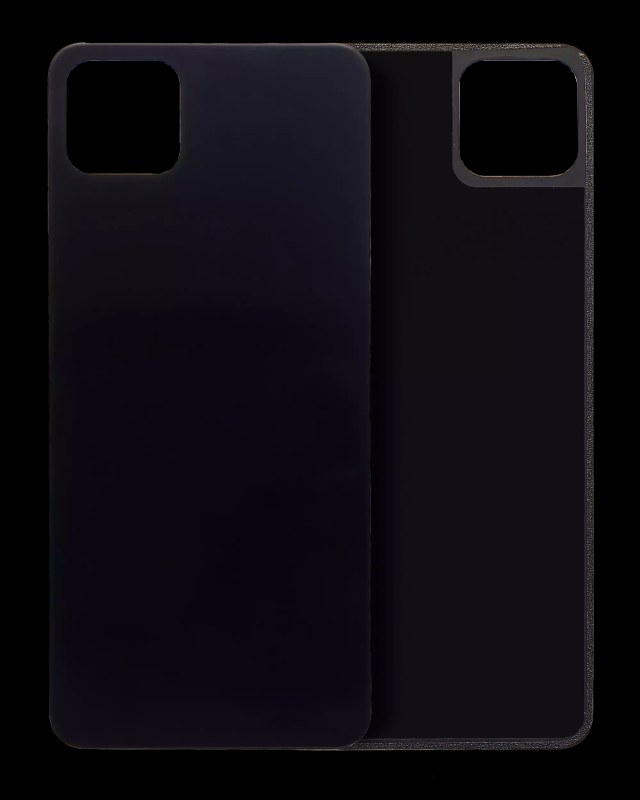 vetro cover posteriore per Google Pixel 4 XL (Just Nero)