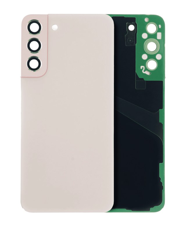 vetro cover posteriore con Vetro fotocamera per Samsung Galaxy S22 Plus 5G (No Logo) (Rosa Oro)
