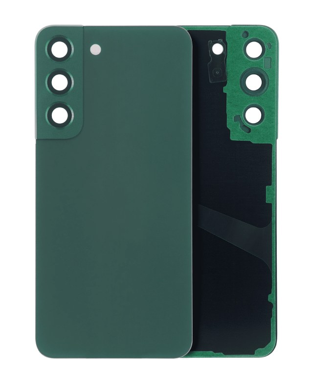 vetro cover posteriore con Vetro fotocamera per Samsung Galaxy S22 5G (No Logo) (Verde)