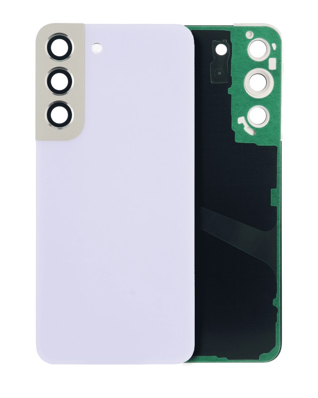 vetro cover posteriore con Vetro fotocamera per Samsung Galaxy S22 5G (No Logo) (Violet)