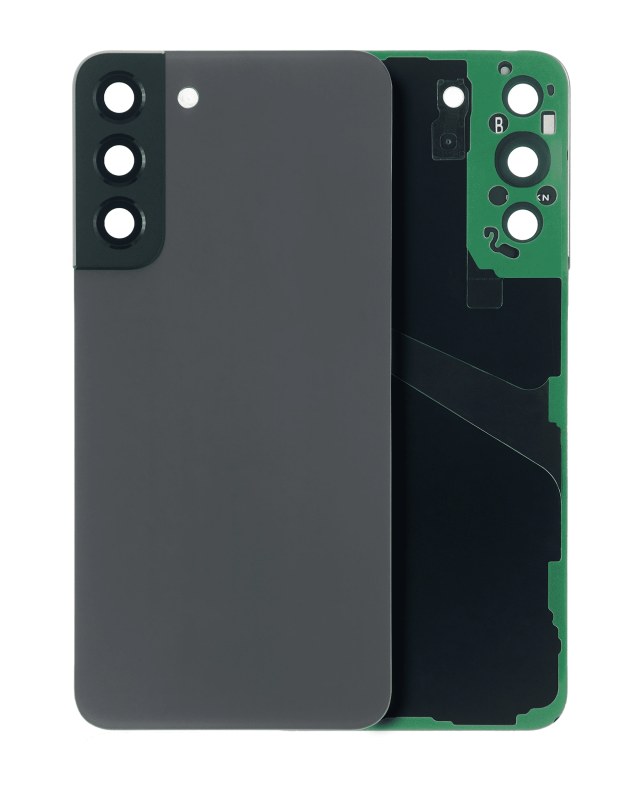 vetro cover posteriore con Vetro fotocamera per Samsung Galaxy S22 Plus 5G (No Logo) (Grafite)