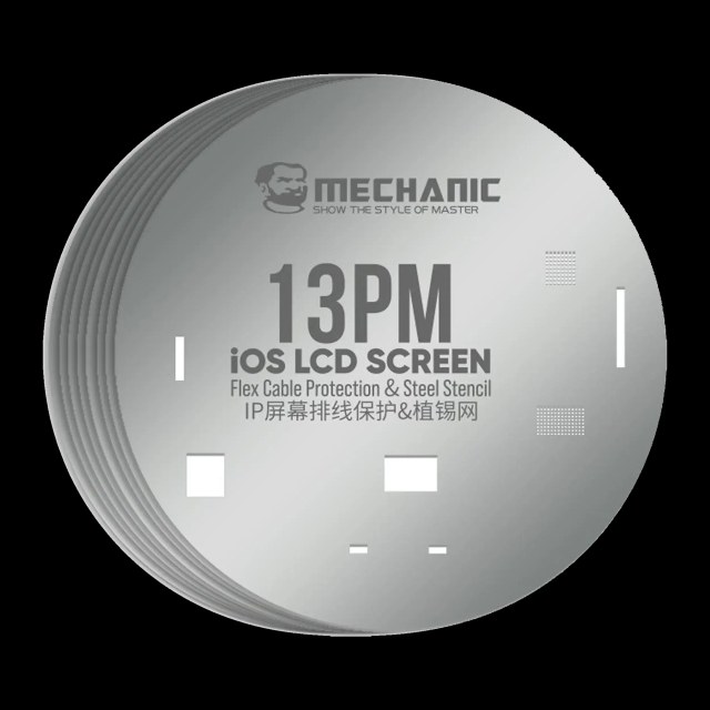 Screen Cavo IC Protection Stencil per iPhone 11 To 13 Pro Max (Mechanic)