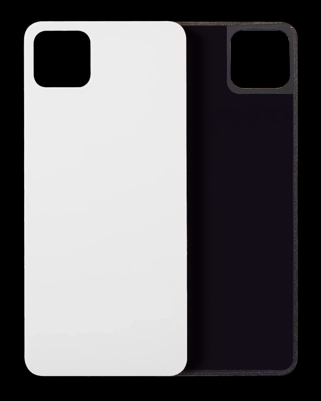 vetro cover posteriore per Google Pixel 4 XL (Trasparentely Bianco)