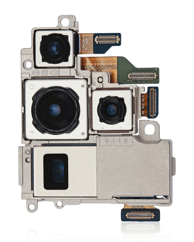 Fotocamera posteriore gruppo (Wide e Periscope e Ultra Wide e Telephoto) per Samsung Galaxy S22 Ultra 5G (Used Service Pack Pull: Grade B)