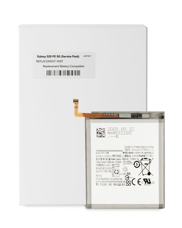 Batteria di ricambio per Samsung Galaxy S20 FE / A52 4G (A525 / 2021) / A52 5G (A526 / 2021) / A52s (A528 / 2021) (EB-BG781ABY) (Service Pack)