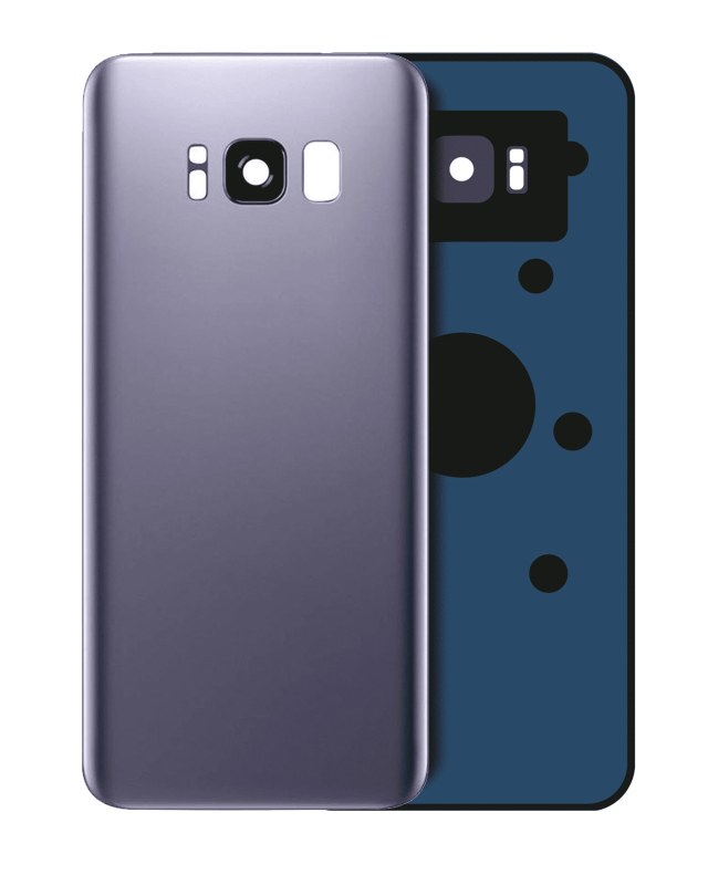 vetro cover posteriore con Vetro fotocamera per Samsung Galaxy S8 (Service Pack) (Orchid Grigio)