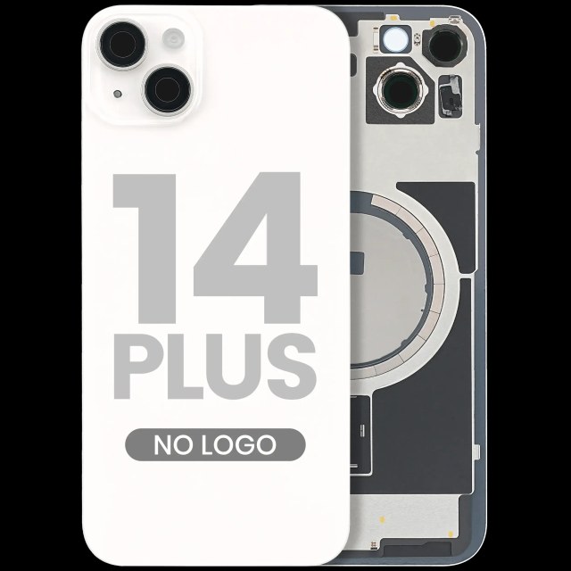 Vetro posteriore w/ magnete MagSafe per iPhone 14 Plus (Galassia) (No Logo)