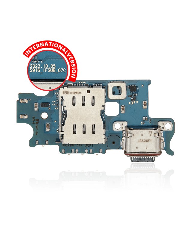 Connettore di ricarica Scheda con Sim Card Reader per Samsung Galaxy S23 Plus 5G (S916B) (International Version) (Premium)