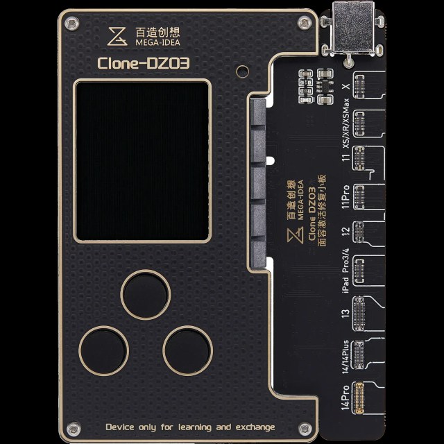 Clone-DZ03 Face ID Tag-On flat Projector Tester Tool per iPhone X-14 Pro Max (Qianli)