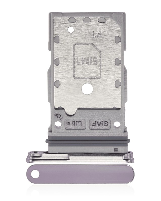 Carrellino doppia SIM per Samsung Galaxy S23 5G / S23 Plus 5G (Lavanda)