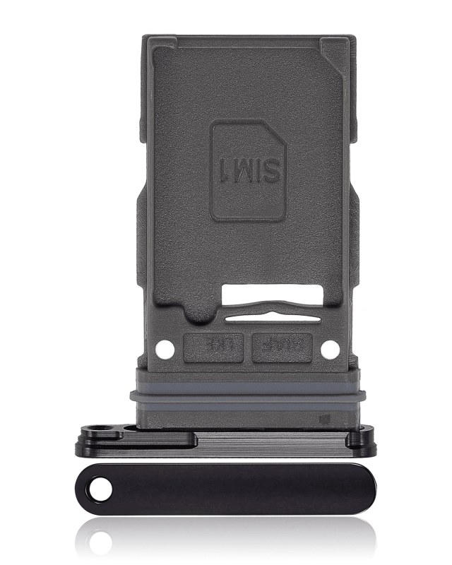 Carrellino SIM singola per Samsung Galaxy S23 5G / S23 Plus 5G (Phantom Nero)