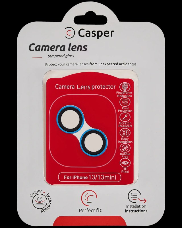Vetro fotocamera Protector per iPhone 13 / 13 Mini (Blu) (Trasparente)