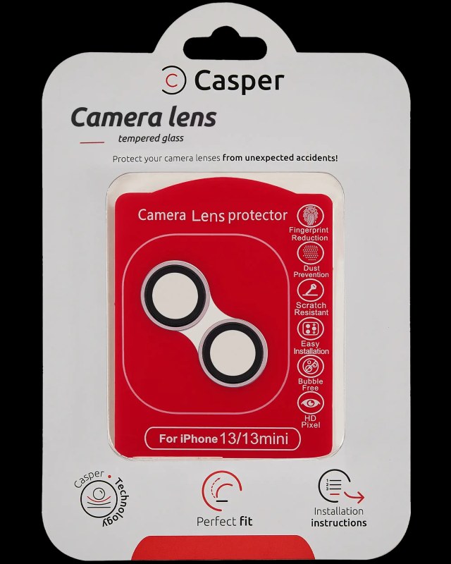 Vetro fotocamera Protector per iPhone 13 / 13 Mini (Rosa) (Trasparente)