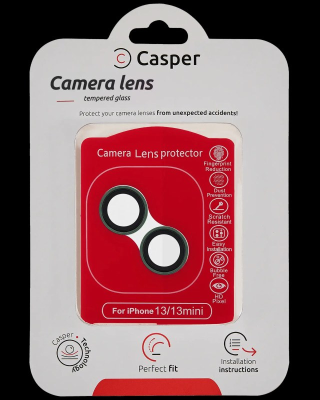 Vetro fotocamera Protector per iPhone 13 / 13 Mini (Alpine Verde) (Trasparente)