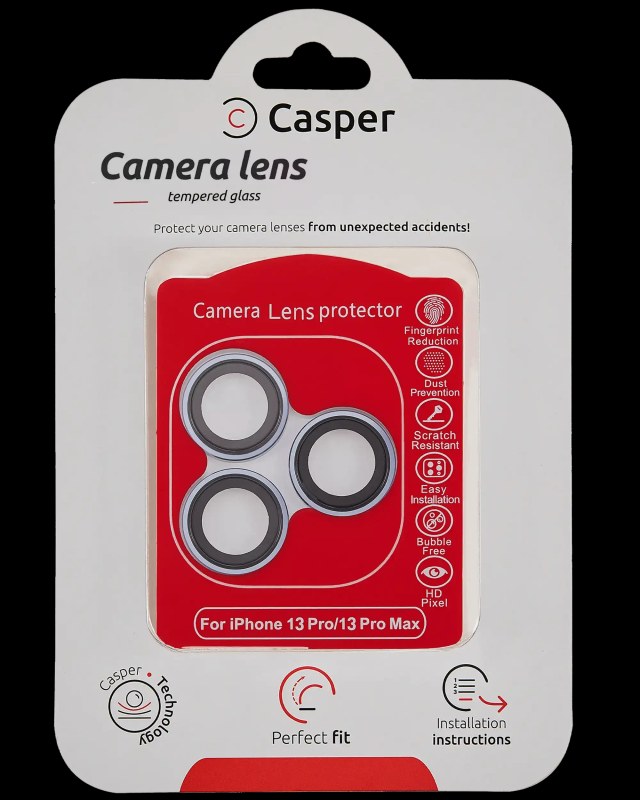 Vetro fotocamera Protector per iPhone 13 Pro / 13 Pro Max (Blu) (Trasparente)