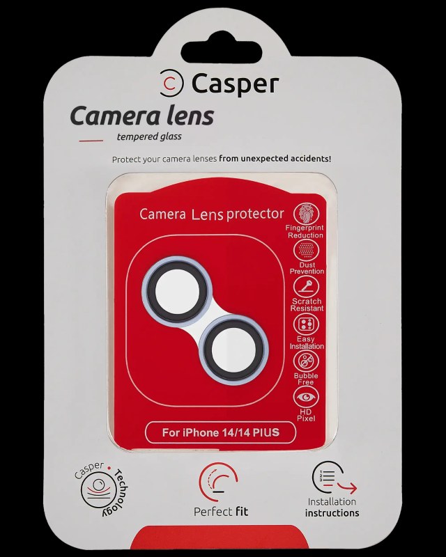 Vetro fotocamera Protector per iPhone 14 / 14 Plus (Blu) (Trasparente)