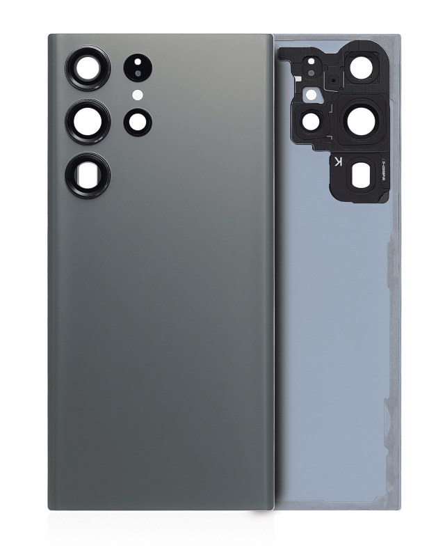 vetro cover posteriore con Vetro fotocamera per Samsung Galaxy S23 Ultra 5G (No Logo) (Verde)