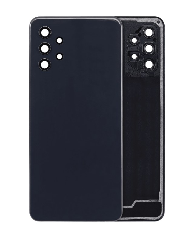 vetro cover posteriore con Vetro fotocamera per Samsung Galaxy A32 5G (A326 / 2021) (Awesome Nero)