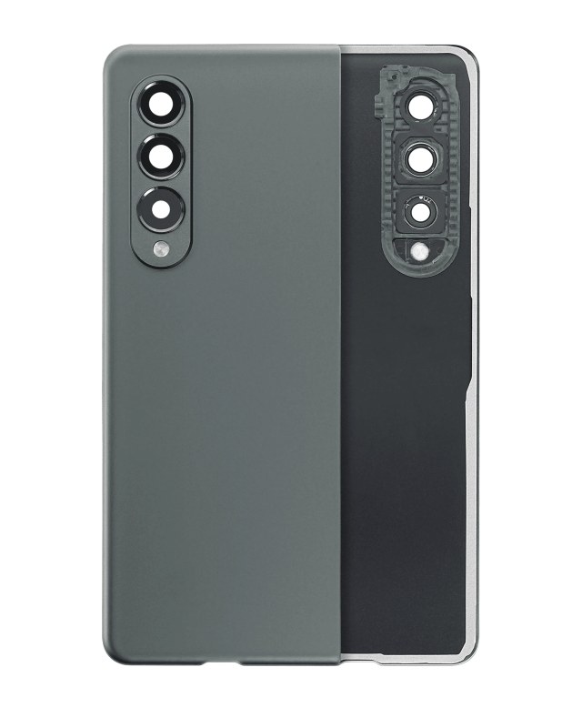 vetro cover posteriore con Vetro fotocamera per Samsung Galaxy Z Fold 3 5G (Phantom Verde)