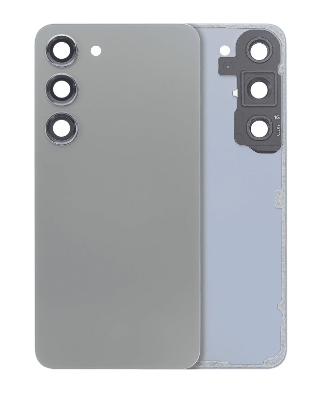 vetro cover posteriore con Vetro fotocamera per Samsung Galaxy S23 5G (No Logo) (Verde)