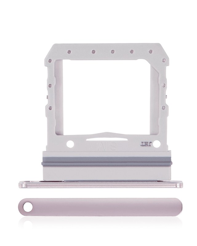 Carrellino SIM singola per Samsung Galaxy Z Flip 4G (F700) / Z Flip 5G (F707) (Mystic Bianco)
