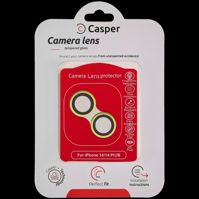 Vetro fotocamera Protector per iPhone 14 / 14 Plus (Giallo) (Trasparente)