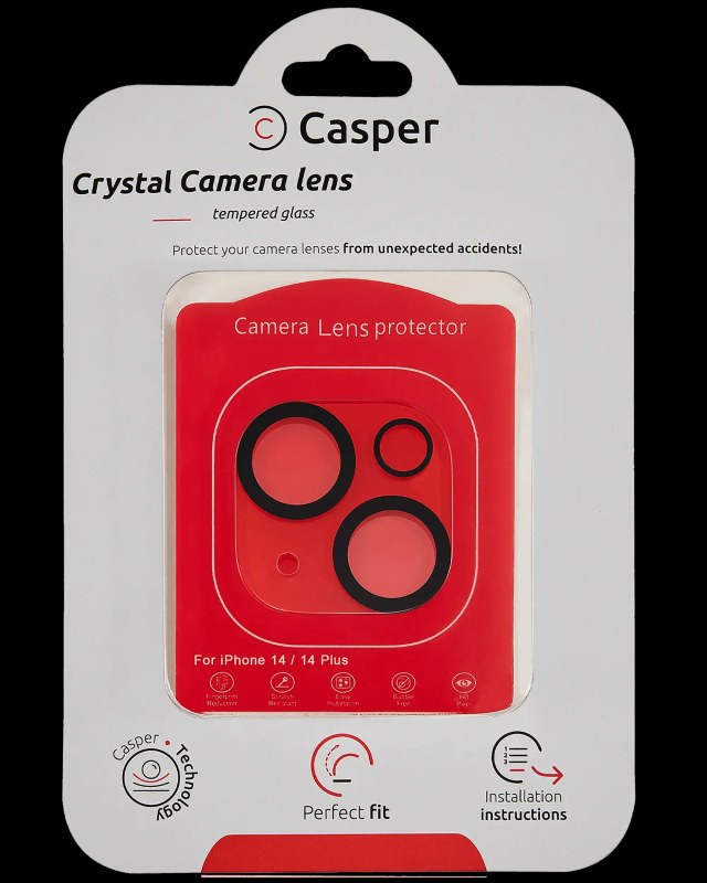 Vetro fotocamera Protector per iPhone 14 / 14 Plus (Crystal Full Cover)
