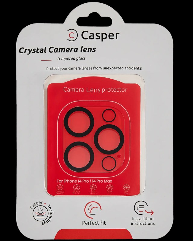 Vetro fotocamera Protector per iPhone 14 Pro / 14 Pro Max (Crystal Full Cover)