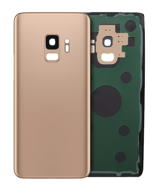 vetro cover posteriore con Vetro fotocamera per Samsung Galaxy S9 (Service Pack) (Sunrise Oro)