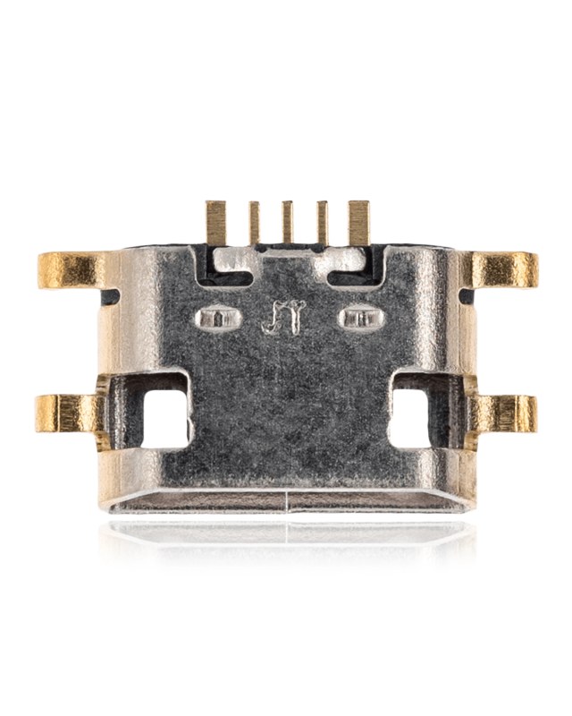 Connettore di ricarica soldering required - 05 Pin - Micro B - 4 Anchor Points (C077)