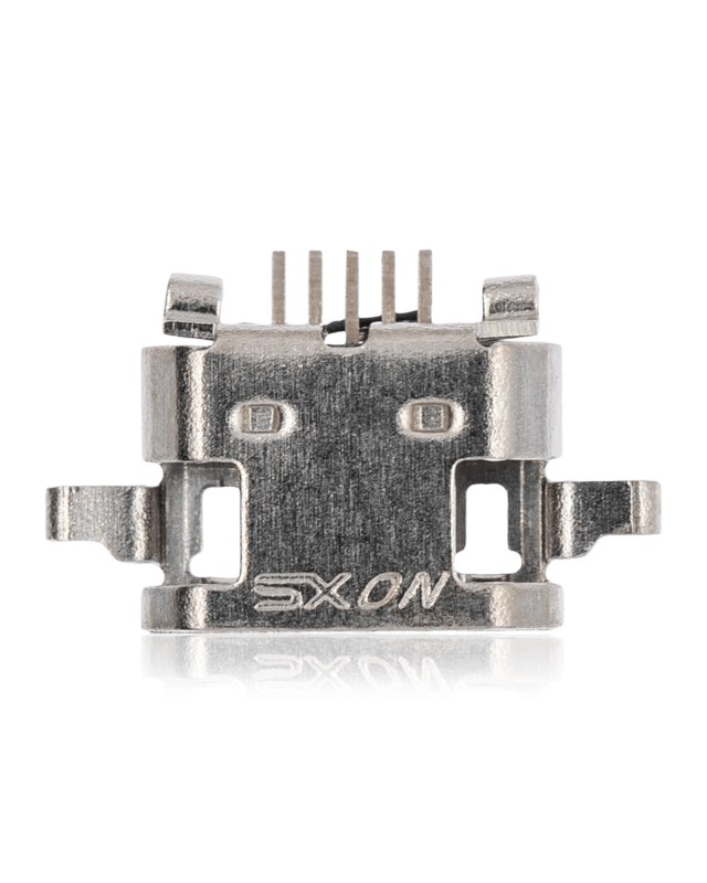 Connettore di ricarica soldering required - 05 Pin - Micro B - 4 Anchor Points (C078)