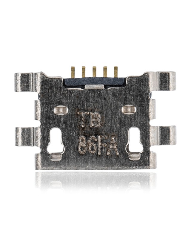 Connettore di ricarica soldering required - 05 Pin - Micro B - 4 Anchor Points (C088)