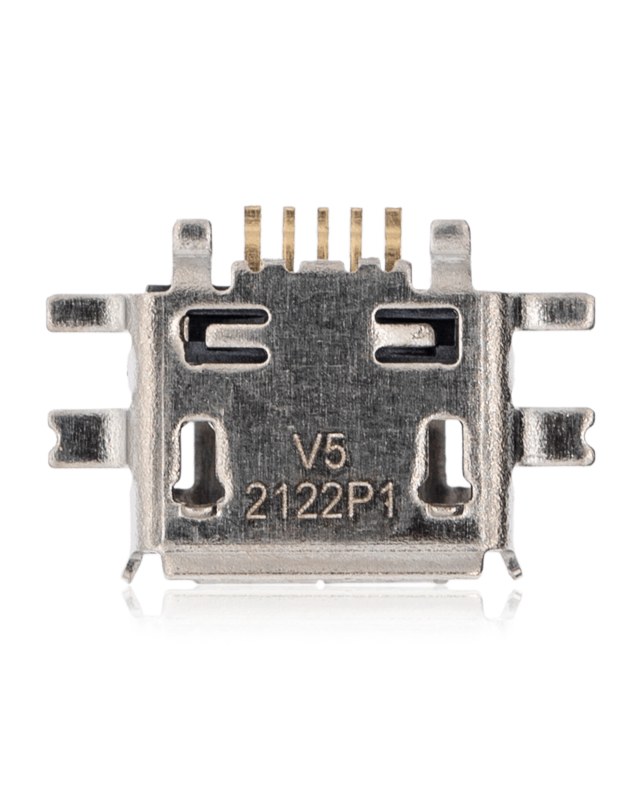 Connettore di ricarica soldering required - 05 Pin - Micro B - 6 Anchor Points (C092)