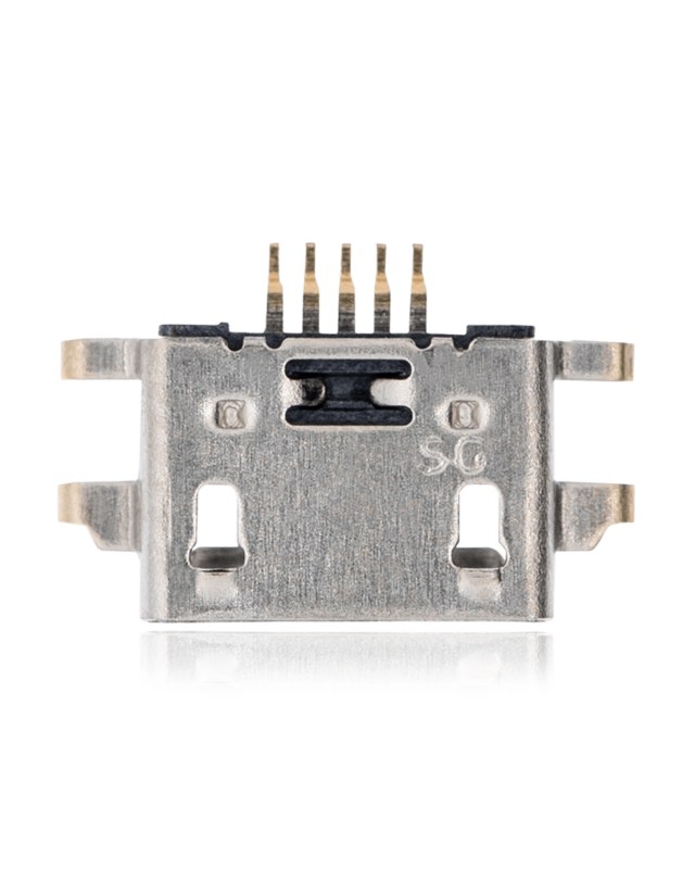Connettore di ricarica soldering required - 05 Pin - Micro B - 4 Anchor Points (C099)