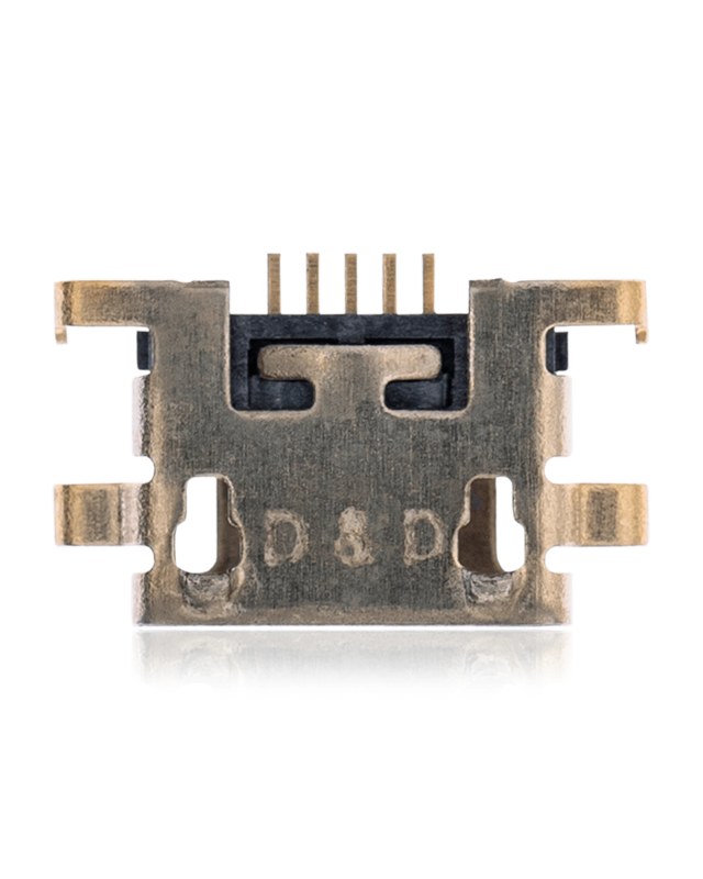 Connettore di ricarica soldering required - 05 Pin - Micro B - 4 Anchor Points (C124)