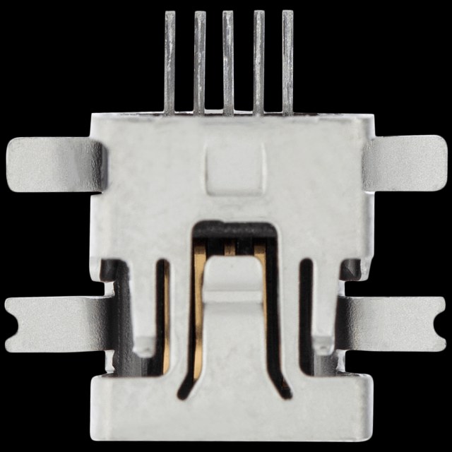 Connettore di ricarica soldering required - 05 Pin - Micro B - 4 Anchor Points (C202)