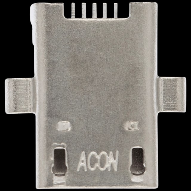 Connettore di ricarica soldering required - 05 Pin - Micro B - 4 Anchor Points (C204)