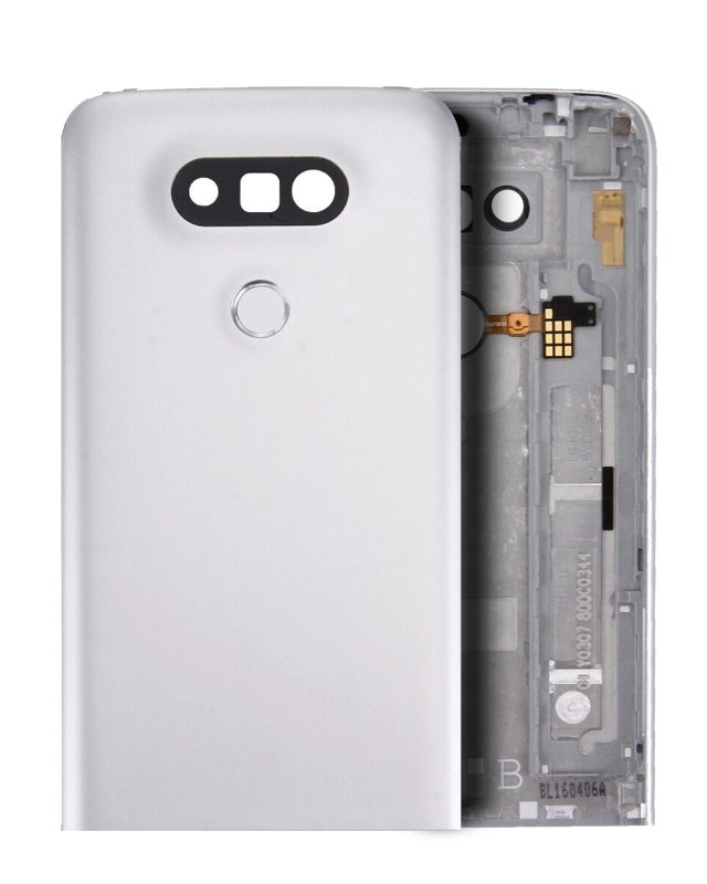 vetro cover posteriore per LG G5 (Service Pack) (Argento)