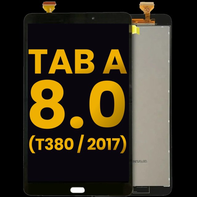 Display LCD completo senza Frame per Samsung Galaxy Tab A 8.0" (2017) (T380) (WiFi Version) (Refurbished) (Bianco)