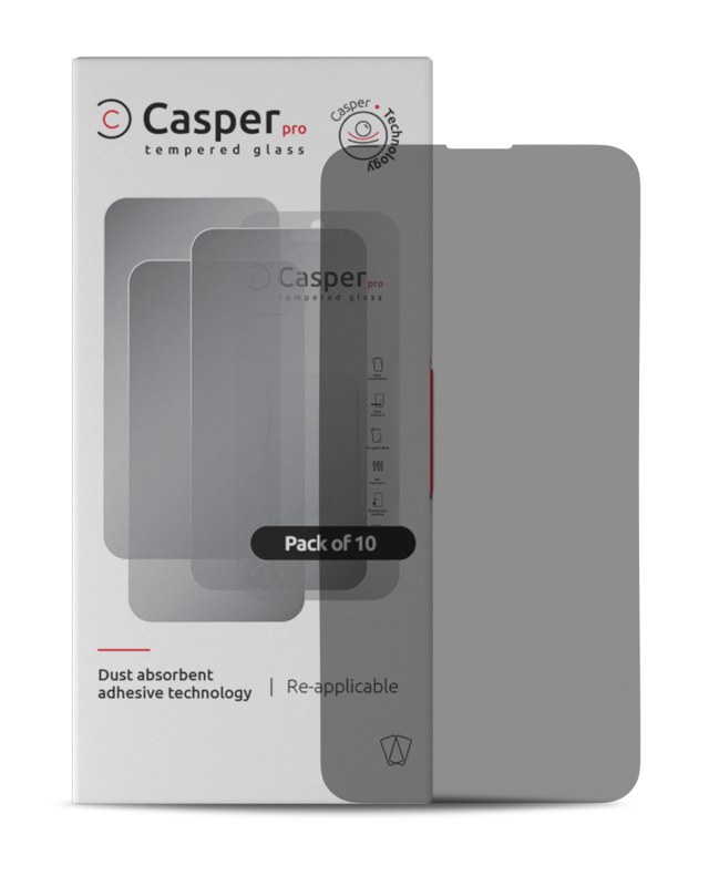 Pro Vetro temperato per iPhone 15 / 16 (10 pezzi) (Privacy)