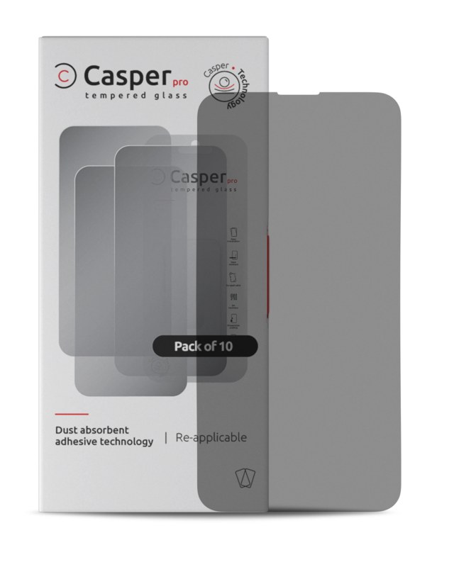 Pro Vetro temperato per iPhone 15 Plus / 16 Plus (10 pezzi) (Privacy)