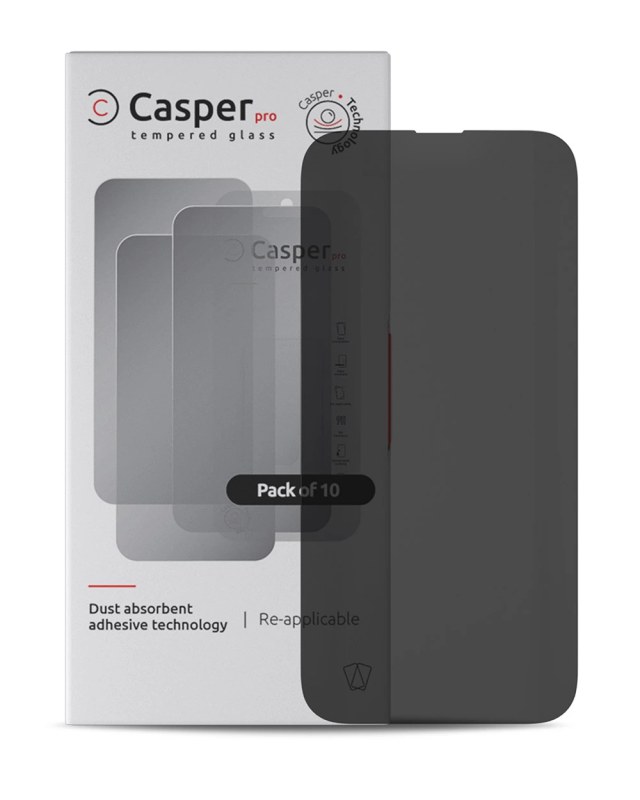 Pro Vetro temperato per iPhone 15 Pro (10 pezzi) (Privacy)