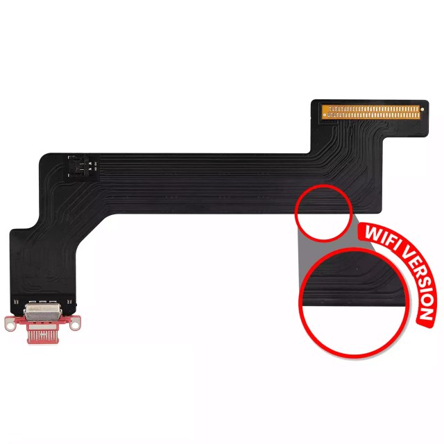 Flat connettore di ricarica per iPad 10 (2022) (solo WiFi) (Aftermarket Plus) (Rosa)