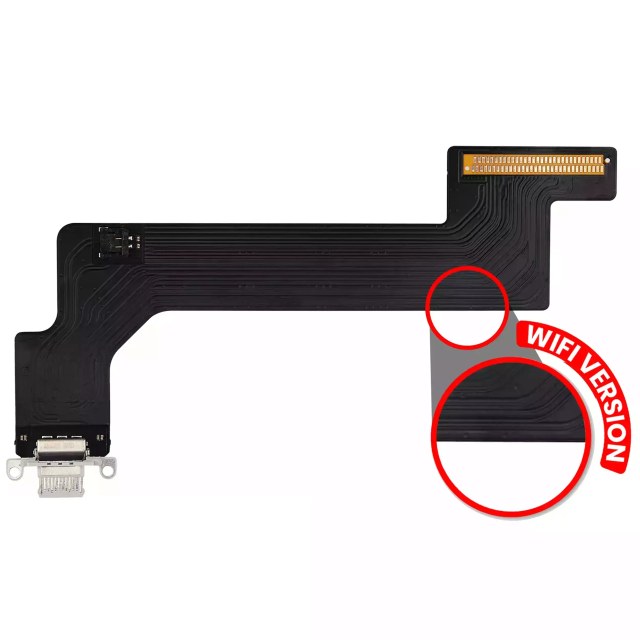 Flat connettore di ricarica per iPad 10 (2022) (solo WiFi) (Aftermarket Plus) (Argento)