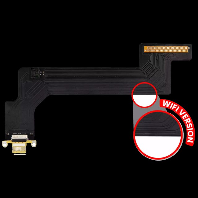 Flat connettore di ricarica per iPad 10 (2022) (solo WiFi) (Aftermarket Plus) (Giallo)