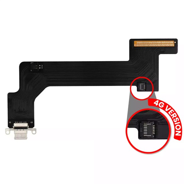 Flat connettore di ricarica per iPad 10 (2022) (Cellular) (Aftermarket Plus) (Argento)