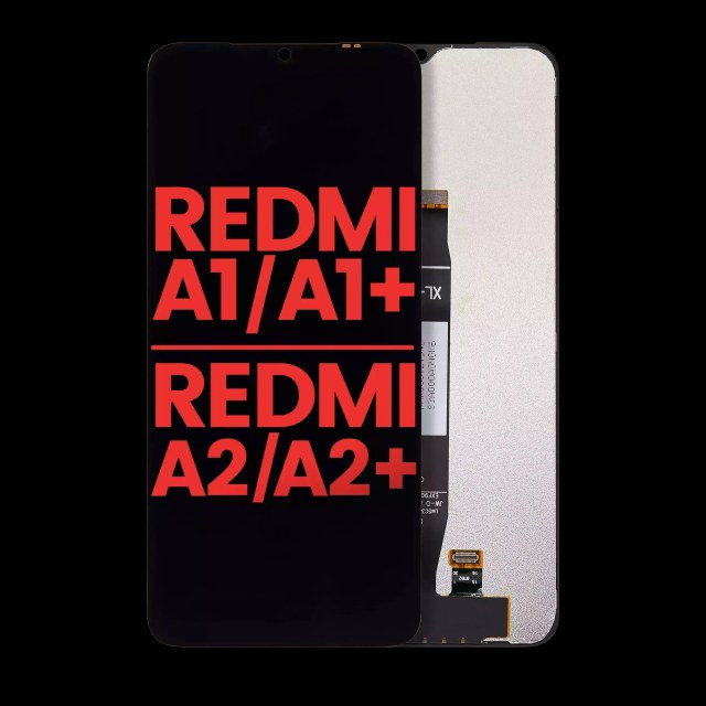 Display LCD completo senza Frame per Xiaomi Redmi A1 / Xiaomi Redmi A1+ / Redmi A2 / Redmi A2+ (Aftermarket Plus) (tutti i colori)