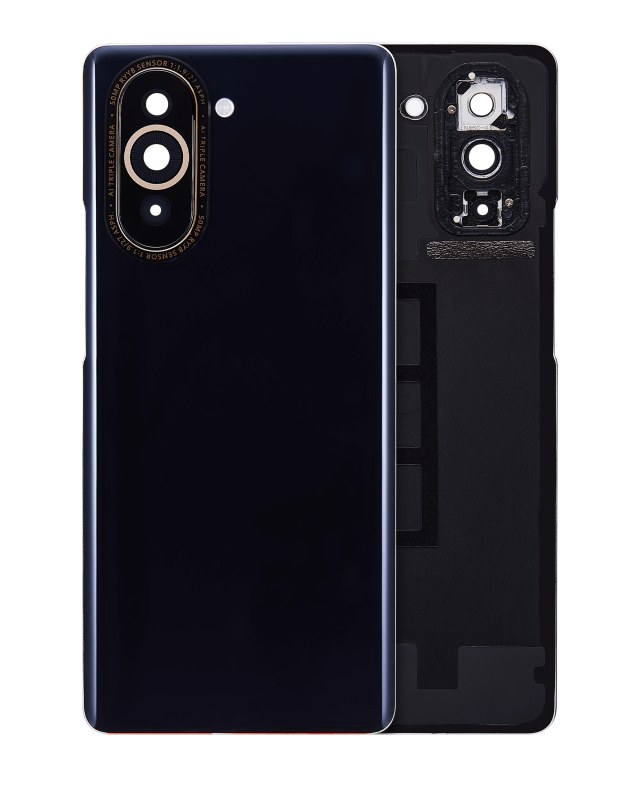 vetro cover posteriore con Vetro fotocamera per Huawei Nova 10 (Nero)
